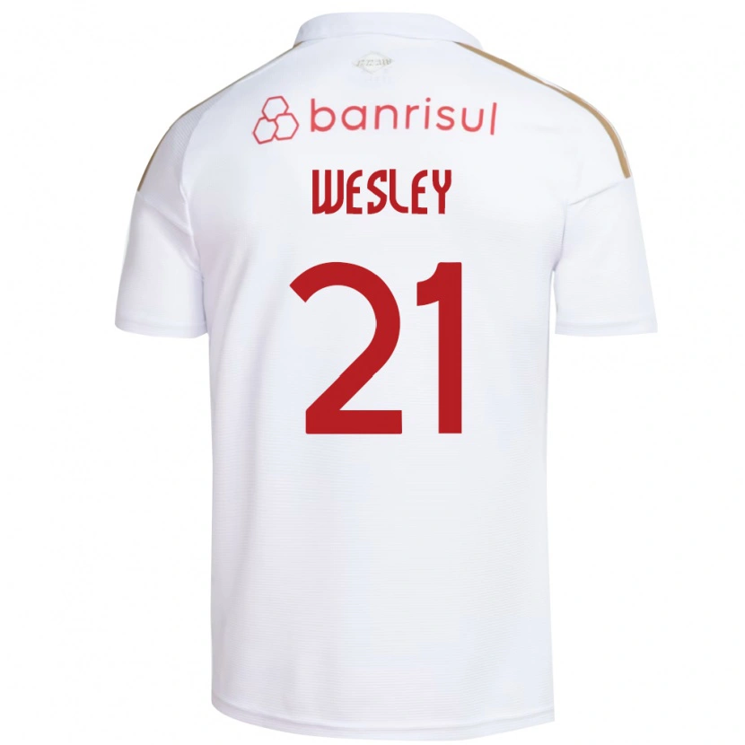 Danxen Herren Wesley #21 Weiß Rot Auswärtstrikot Trikot 2026/27 T-Shirt Schweiz