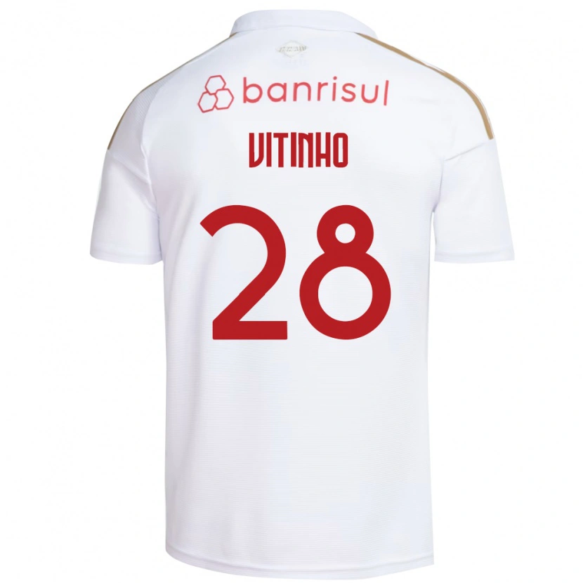 Danxen Herren Vitinho #28 Weiß Rot Auswärtstrikot Trikot 2026/27 T-Shirt Schweiz