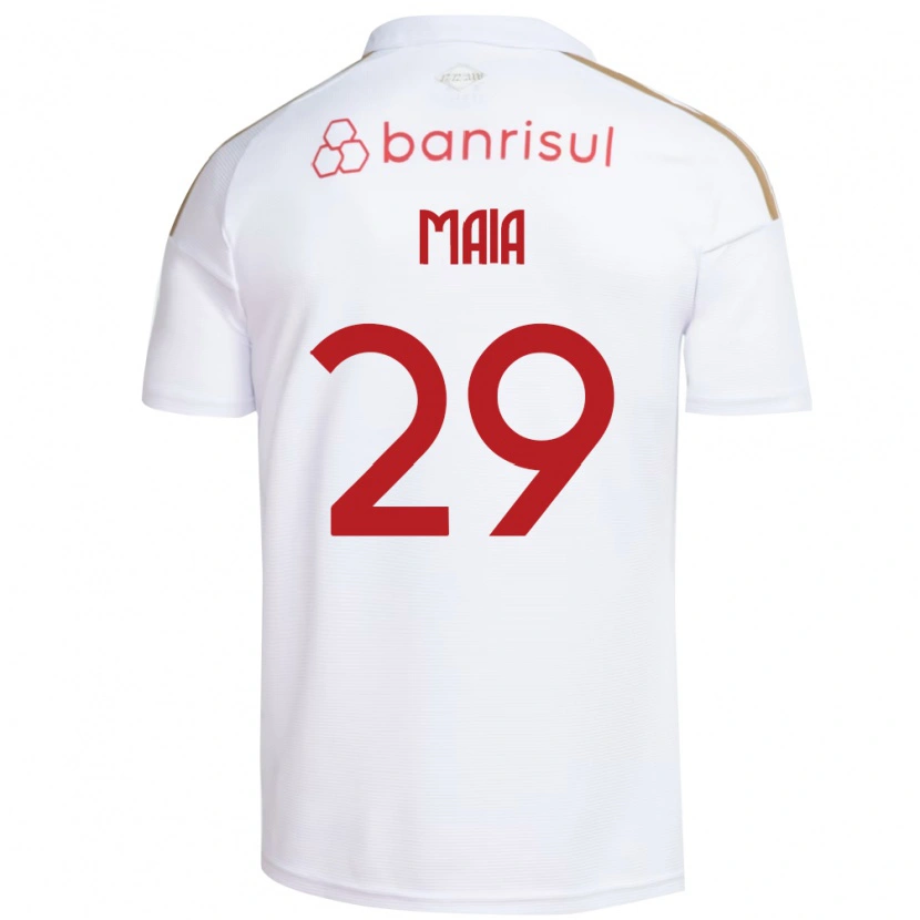 Danxen Herren Thiago Maia #29 Weiß Rot Auswärtstrikot Trikot 2026/27 T-Shirt Schweiz