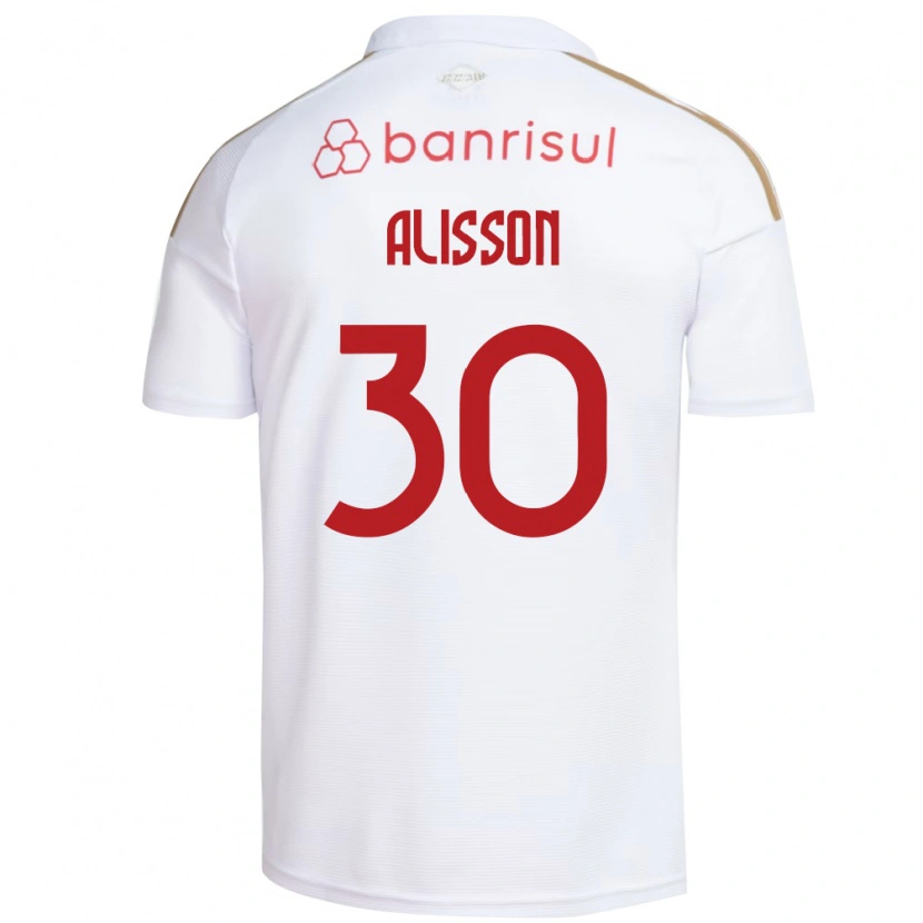 Danxen Herren Alisson Rodrigues De Melo #30 Weiß Rot Auswärtstrikot Trikot 2026/27 T-Shirt Schweiz