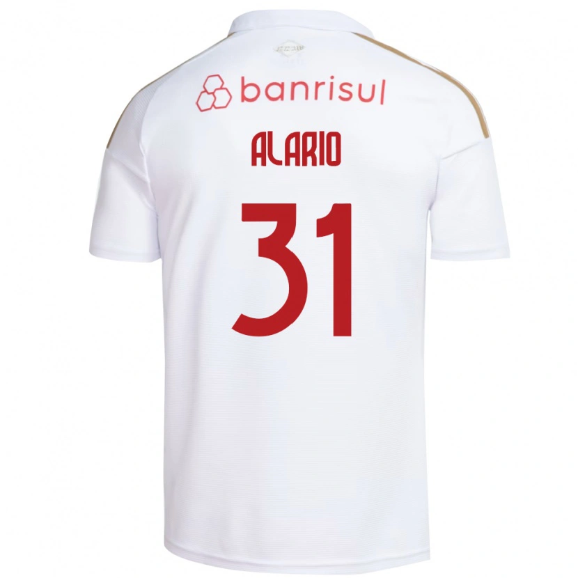 Danxen Herren Lucas Alario #31 Weiß Rot Auswärtstrikot Trikot 2026/27 T-Shirt Schweiz