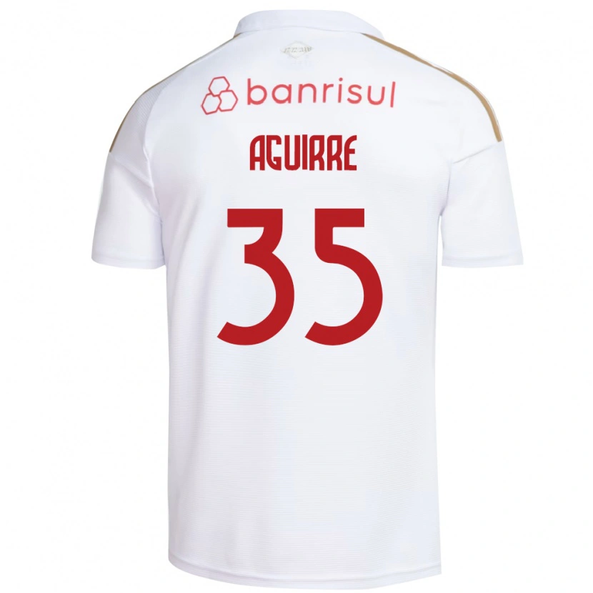 Danxen Herren Braian Aguirre #35 Weiß Rot Auswärtstrikot Trikot 2026/27 T-Shirt Schweiz