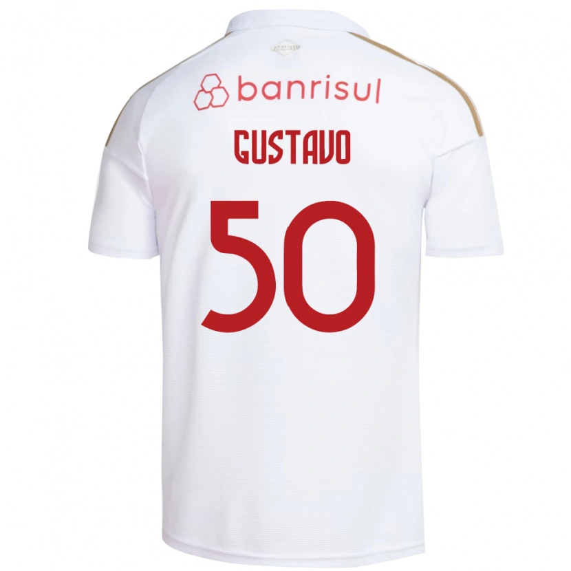 Danxen Herren Gustavo Dos Santos #50 Weiß Rot Auswärtstrikot Trikot 2026/27 T-Shirt Schweiz