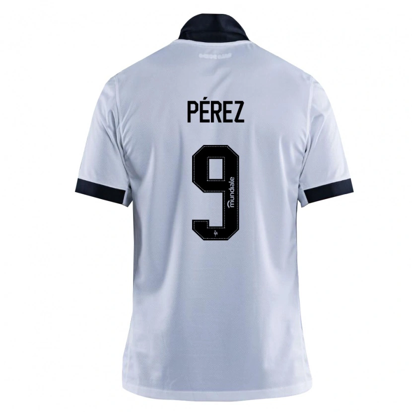 Danxen Herren Diego Pérez #9 Schwarz Weiß Auswärtstrikot Trikot 2026/27 T-Shirt Schweiz