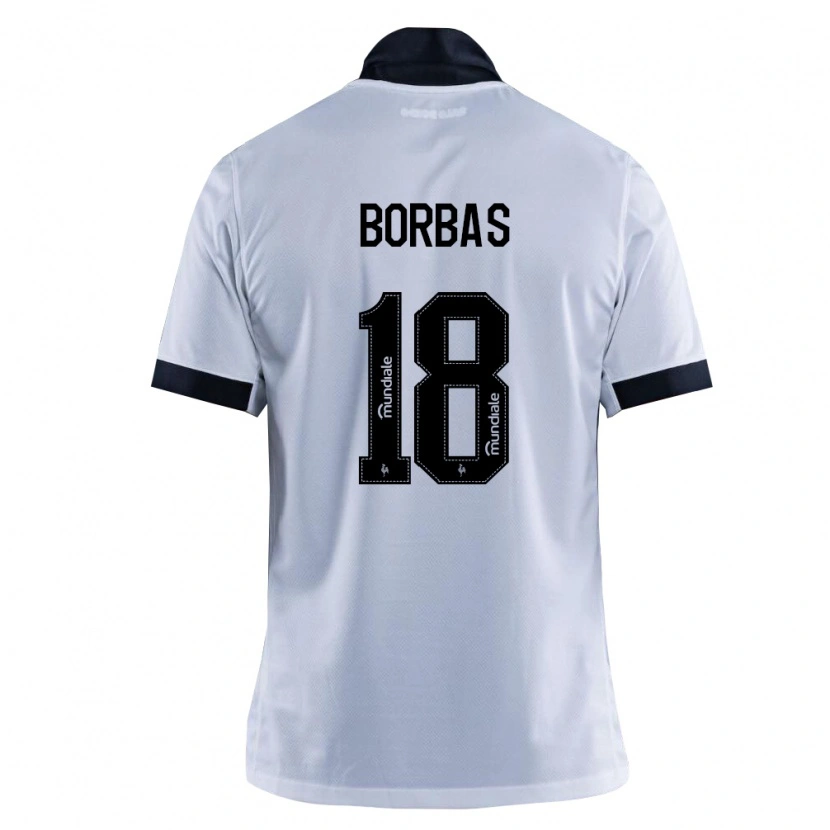 Danxen Herren Thiago Borbas #18 Schwarz Weiß Auswärtstrikot Trikot 2026/27 T-Shirt Schweiz