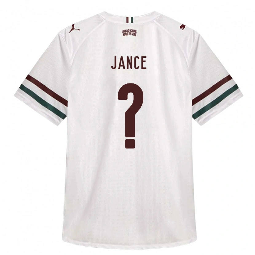 Danxen Herren Léo Jance #0 Weiß Grün Burgund Auswärtstrikot Trikot 2026/27 T-Shirt Schweiz