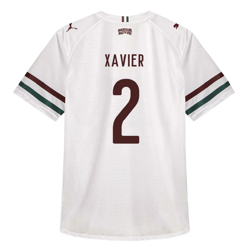 Danxen Herren Samuel Xavier #2 Weiß Grün Burgund Auswärtstrikot Trikot 2026/27 T-Shirt Schweiz