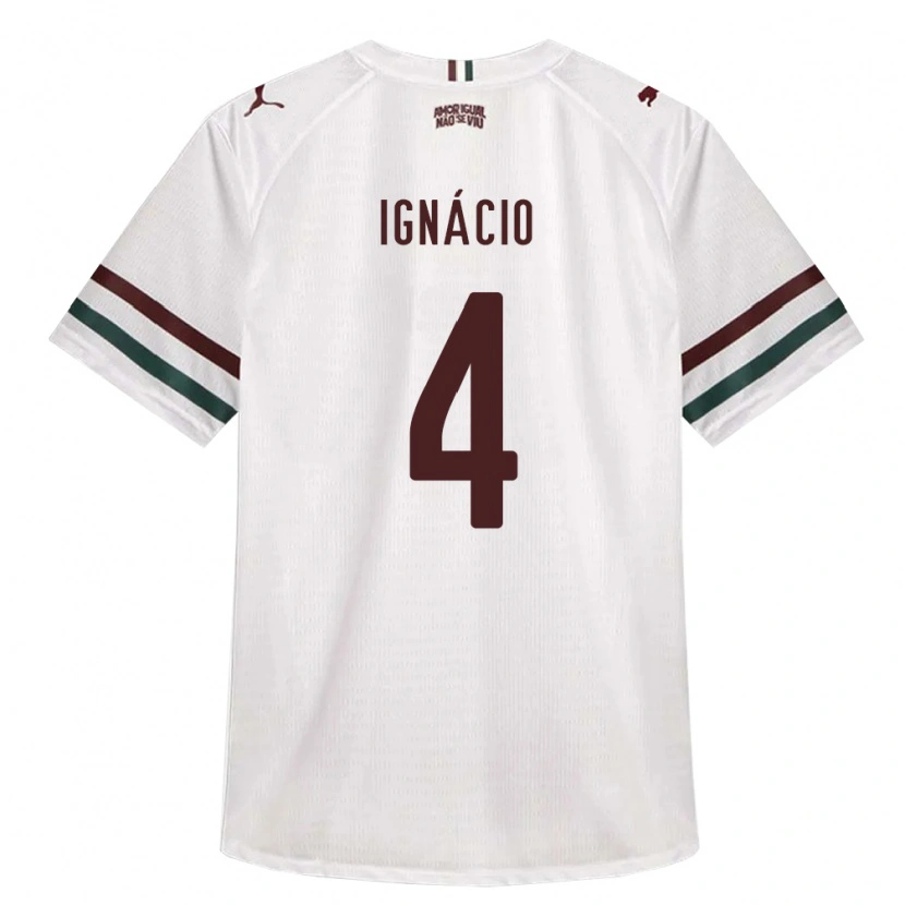 Danxen Herren Ignácio Da Silva Oliveira #4 Weiß Grün Burgund Auswärtstrikot Trikot 2026/27 T-Shirt Schweiz
