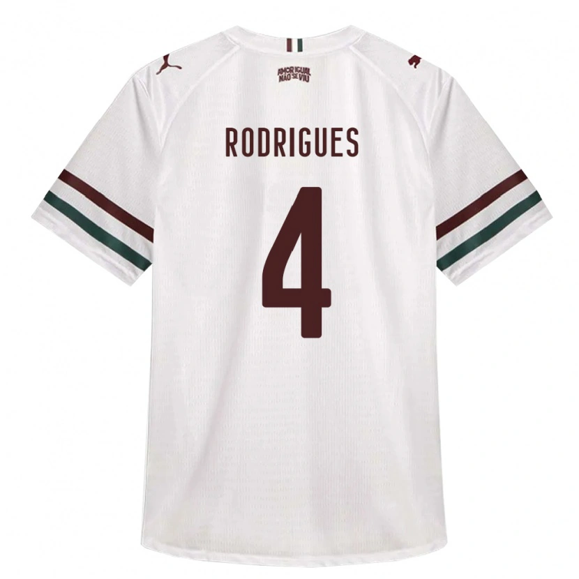 Danxen Herren Nath Rodrigues #4 Weiß Grün Burgund Auswärtstrikot Trikot 2026/27 T-Shirt Schweiz