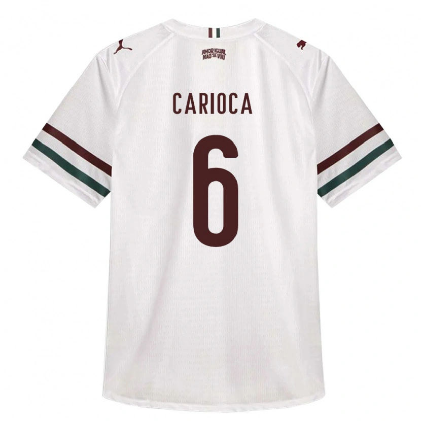Danxen Herren Gabriel Carioca #6 Weiß Grün Burgund Auswärtstrikot Trikot 2026/27 T-Shirt Schweiz