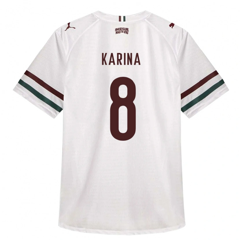 Danxen Herren Karina #8 Weiß Grün Burgund Auswärtstrikot Trikot 2026/27 T-Shirt Schweiz