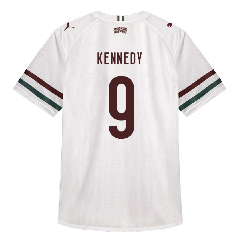 Danxen Herren John Kennedy #9 Weiß Grün Burgund Auswärtstrikot Trikot 2026/27 T-Shirt Schweiz
