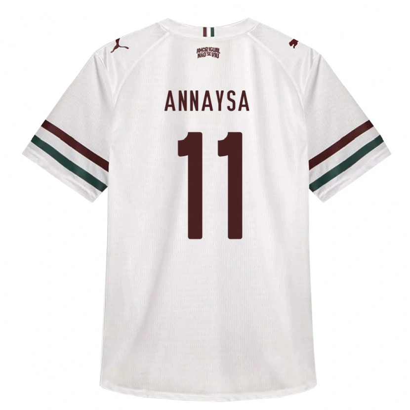 Danxen Herren Annaysa #11 Weiß Grün Burgund Auswärtstrikot Trikot 2026/27 T-Shirt Schweiz
