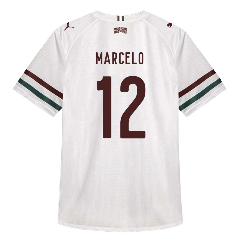 Danxen Herren Marcelo #12 Weiß Grün Burgund Auswärtstrikot Trikot 2026/27 T-Shirt Schweiz