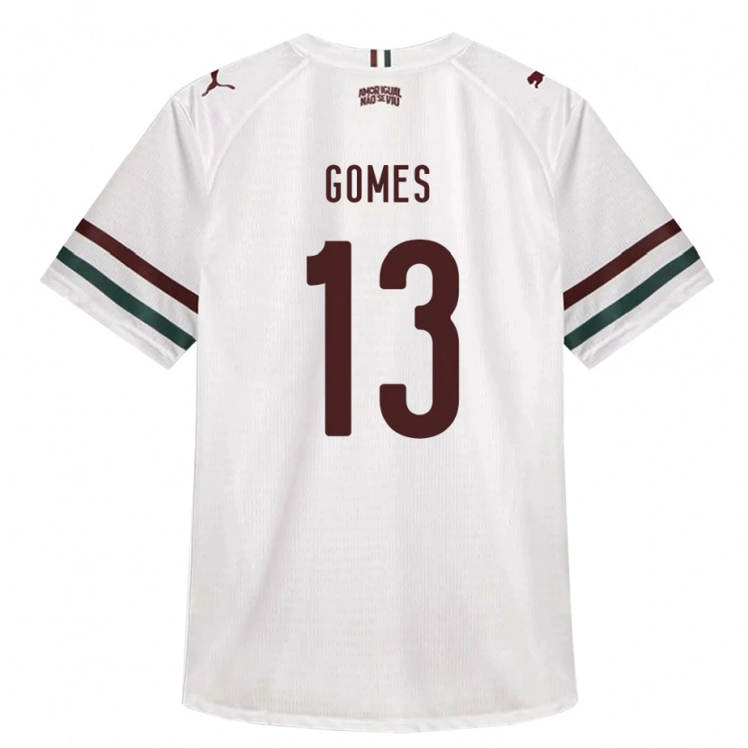 Danxen Herren Rodrigo Gomes #13 Weiß Grün Burgund Auswärtstrikot Trikot 2026/27 T-Shirt Schweiz