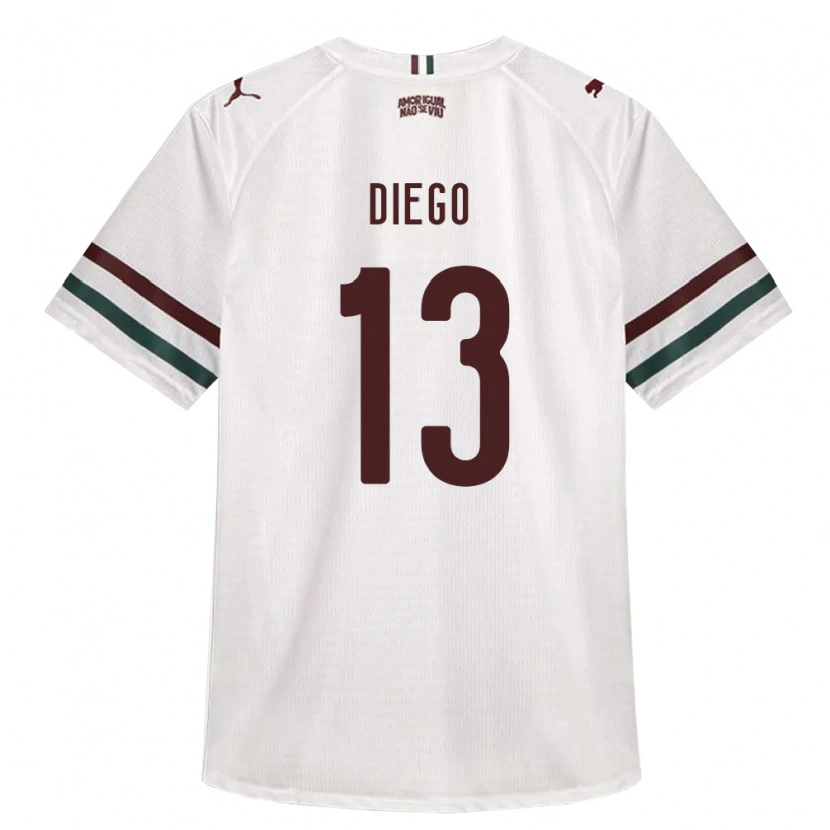 Danxen Herren Alysson Diego #13 Weiß Grün Burgund Auswärtstrikot Trikot 2026/27 T-Shirt Schweiz