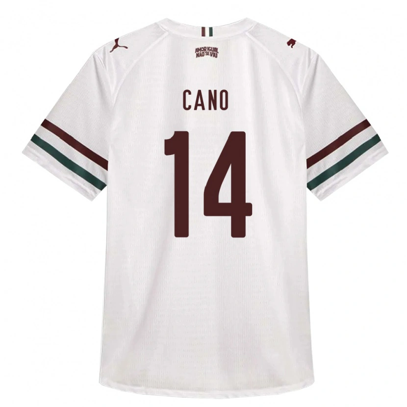 Danxen Herren Germán Cano #14 Weiß Grün Burgund Auswärtstrikot Trikot 2026/27 T-Shirt Schweiz