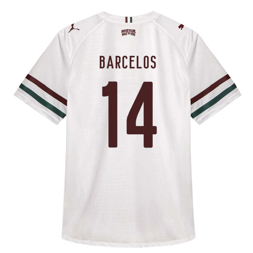 Danxen Herren Danilo Barcelos #14 Weiß Grün Burgund Auswärtstrikot Trikot 2026/27 T-Shirt Schweiz