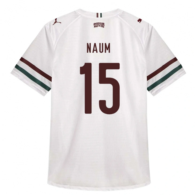 Danxen Herren Jonas Naum #15 Weiß Grün Burgund Auswärtstrikot Trikot 2026/27 T-Shirt Schweiz