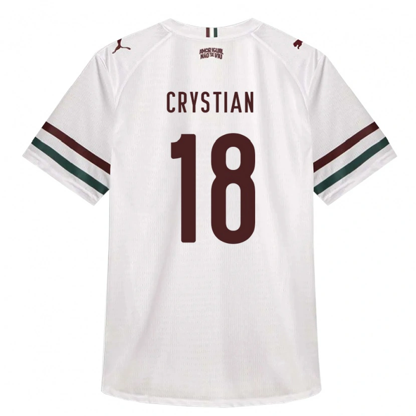 Danxen Herren Crystian Gabriel Pereira Da Silva #18 Weiß Grün Burgund Auswärtstrikot Trikot 2026/27 T-Shirt Schweiz