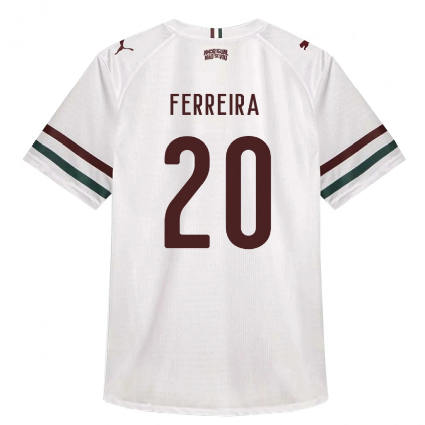 Danxen Herren Yago Ferreira #20 Weiß Grün Burgund Auswärtstrikot Trikot 2026/27 T-Shirt Schweiz
