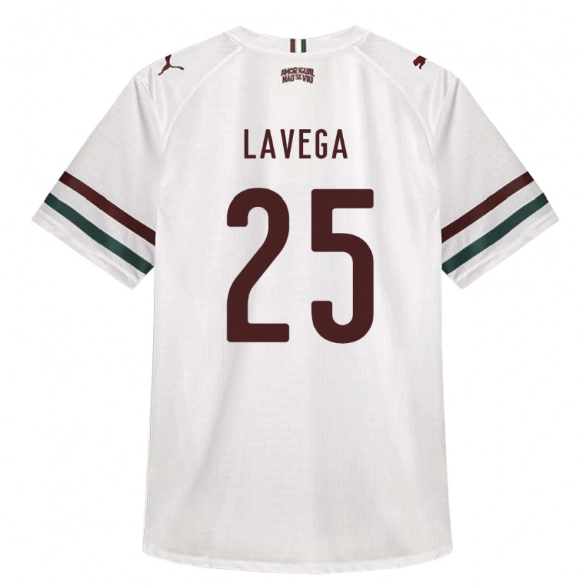 Danxen Herren Joaquín Lavega #25 Weiß Grün Burgund Auswärtstrikot Trikot 2026/27 T-Shirt Schweiz