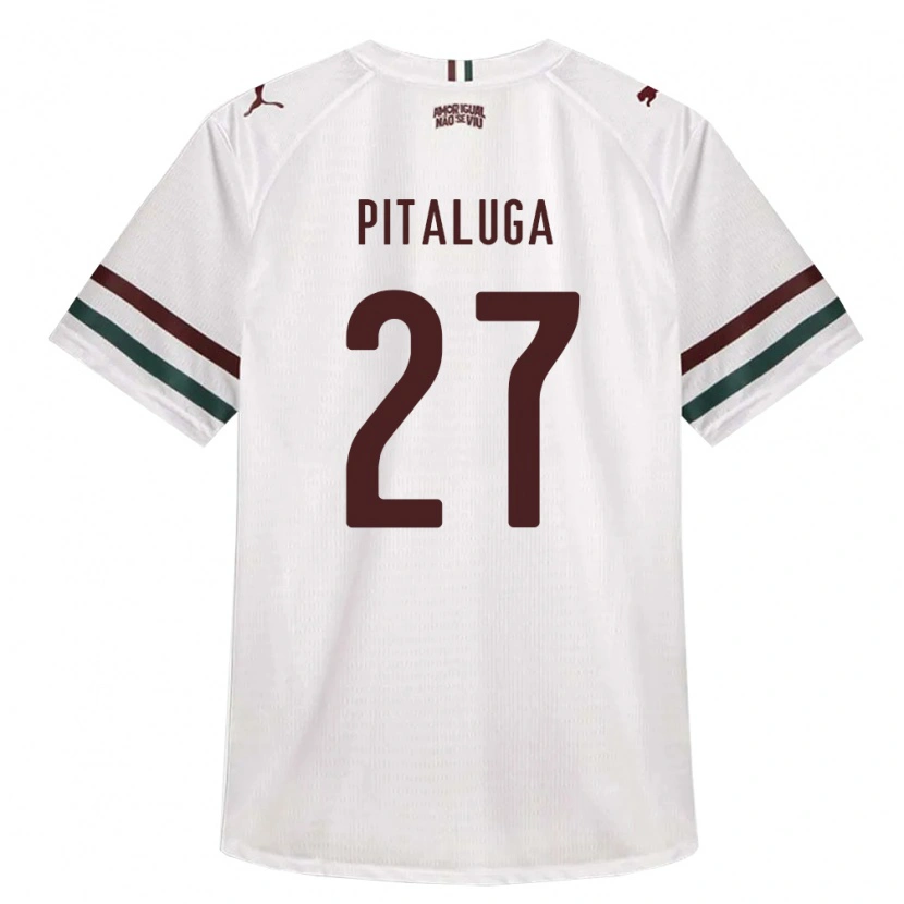 Danxen Herren Marcelo Pitaluga #27 Weiß Grün Burgund Auswärtstrikot Trikot 2026/27 T-Shirt Schweiz