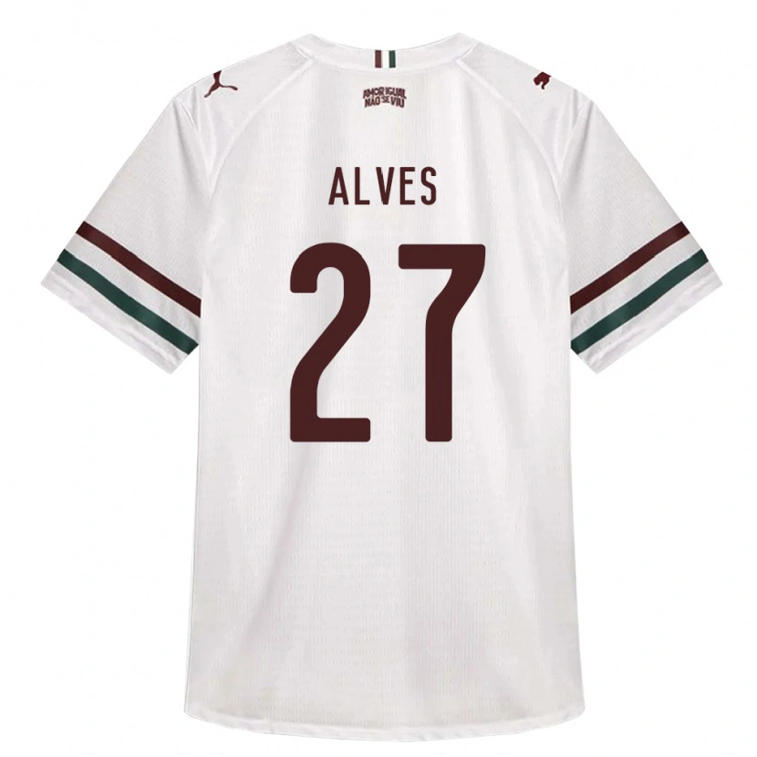 Danxen Herren Felipe Alves #27 Weiß Grün Burgund Auswärtstrikot Trikot 2026/27 T-Shirt Schweiz