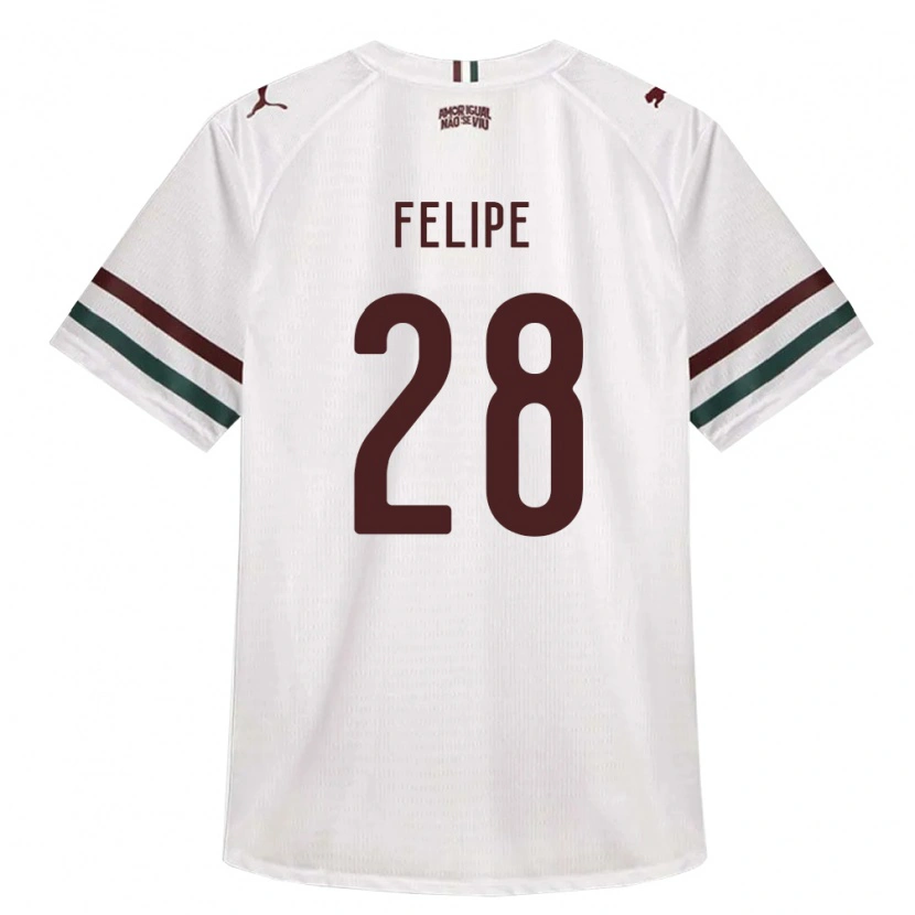 Danxen Herren Riquelme Felipe Silva De Almeida #28 Weiß Grün Burgund Auswärtstrikot Trikot 2026/27 T-Shirt Schweiz