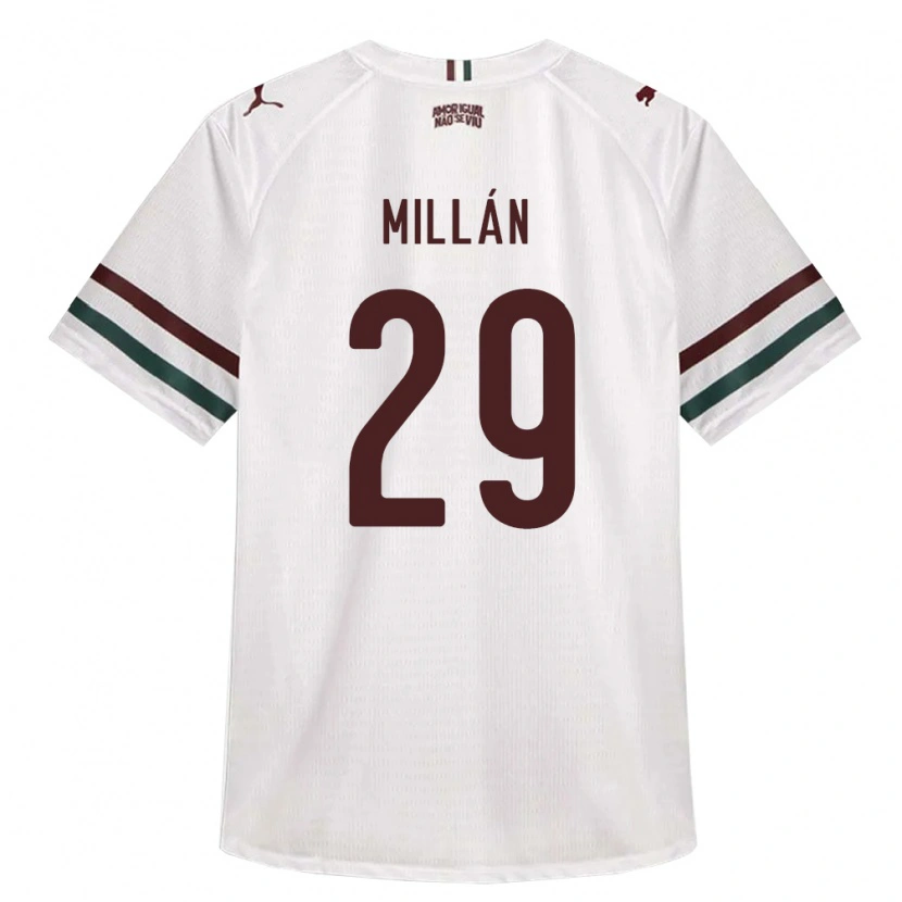 Danxen Herren Julián Millán #29 Weiß Grün Burgund Auswärtstrikot Trikot 2026/27 T-Shirt Schweiz