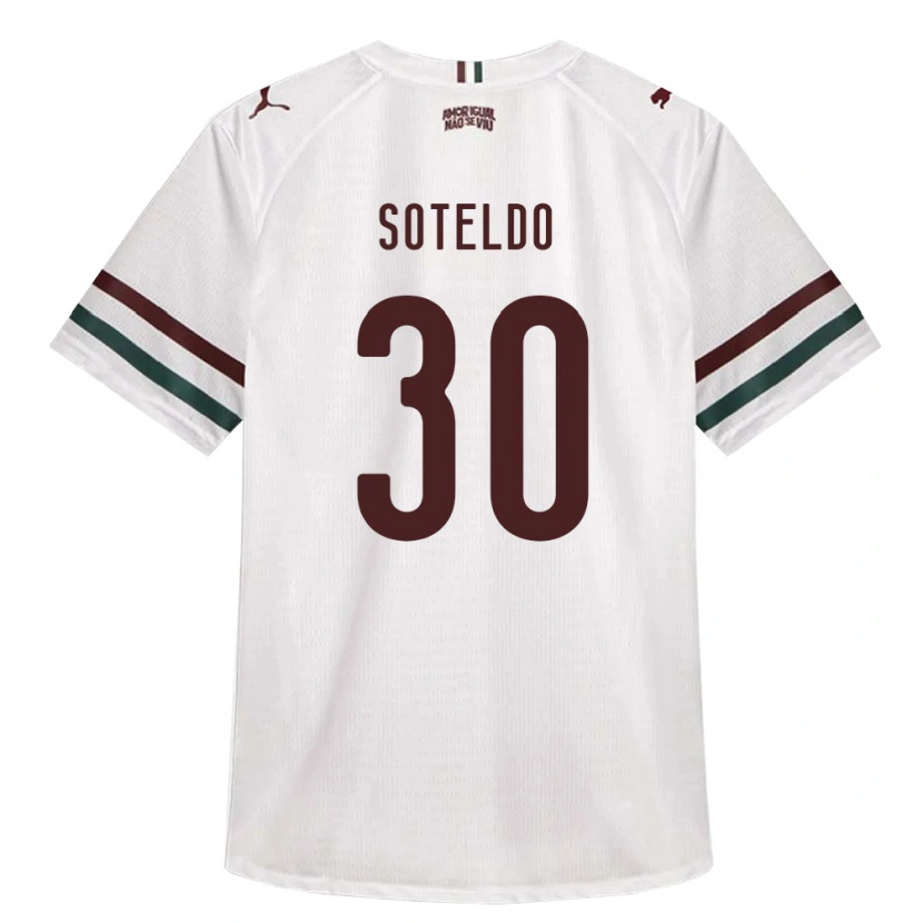 Danxen Herren Yeferson Soteldo #30 Weiß Grün Burgund Auswärtstrikot Trikot 2026/27 T-Shirt Schweiz
