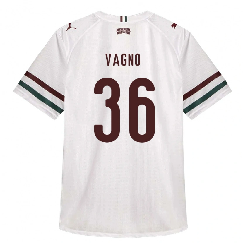Danxen Herren Vagno De Sousa Brito Júnior #36 Weiß Grün Burgund Auswärtstrikot Trikot 2026/27 T-Shirt Schweiz