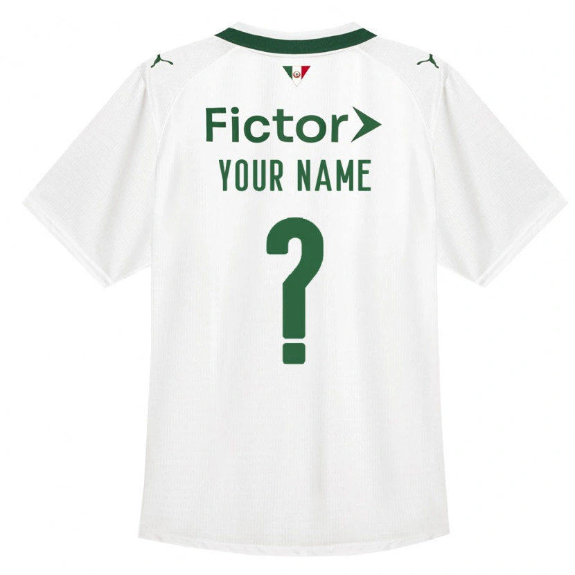 Danxen Herren Ihren Namen #0 Grün Weiß Auswärtstrikot Trikot 2026/27 T-Shirt Schweiz