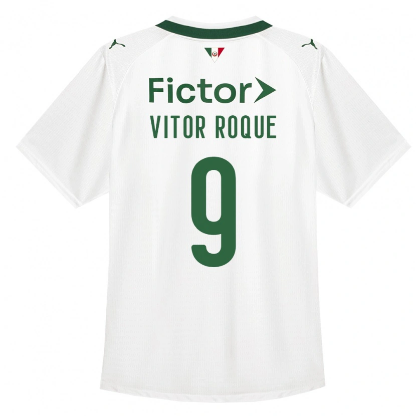 Danxen Herren Vitor Roque #9 Grün Weiß Auswärtstrikot Trikot 2026/27 T-Shirt Schweiz