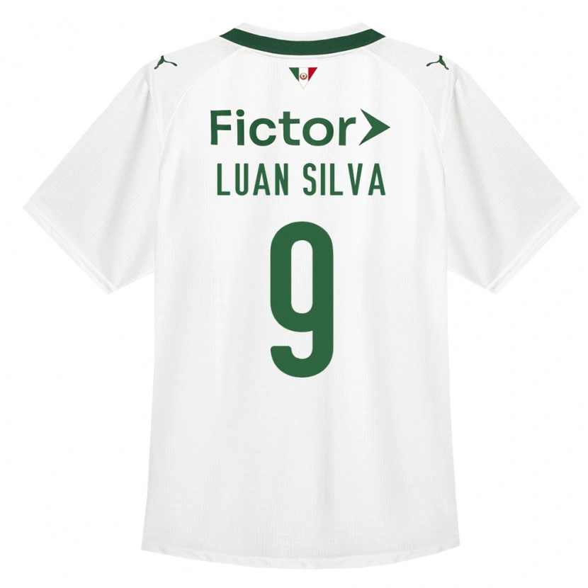 Danxen Herren Luan Silva #9 Grün Weiß Auswärtstrikot Trikot 2026/27 T-Shirt Schweiz