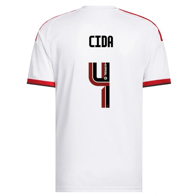 Danxen Herren Cida #4 Weiß Rot Schwarz Auswärtstrikot Trikot 2026/27 T-Shirt Schweiz
