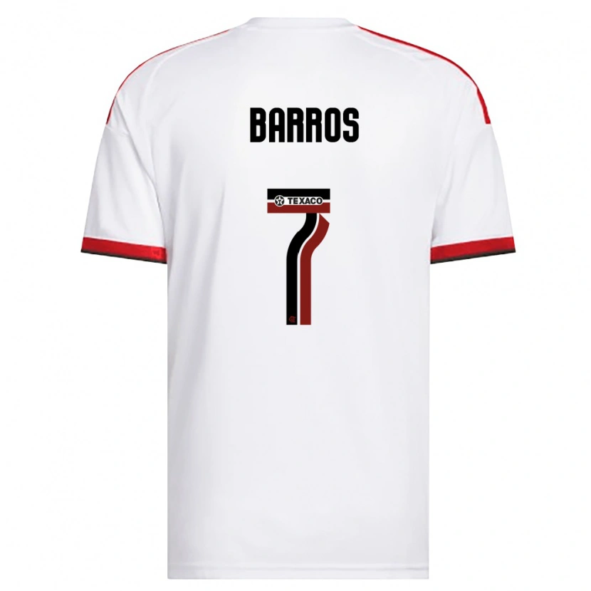 Danxen Herren Rafa Barros #7 Weiß Rot Schwarz Auswärtstrikot Trikot 2026/27 T-Shirt Schweiz