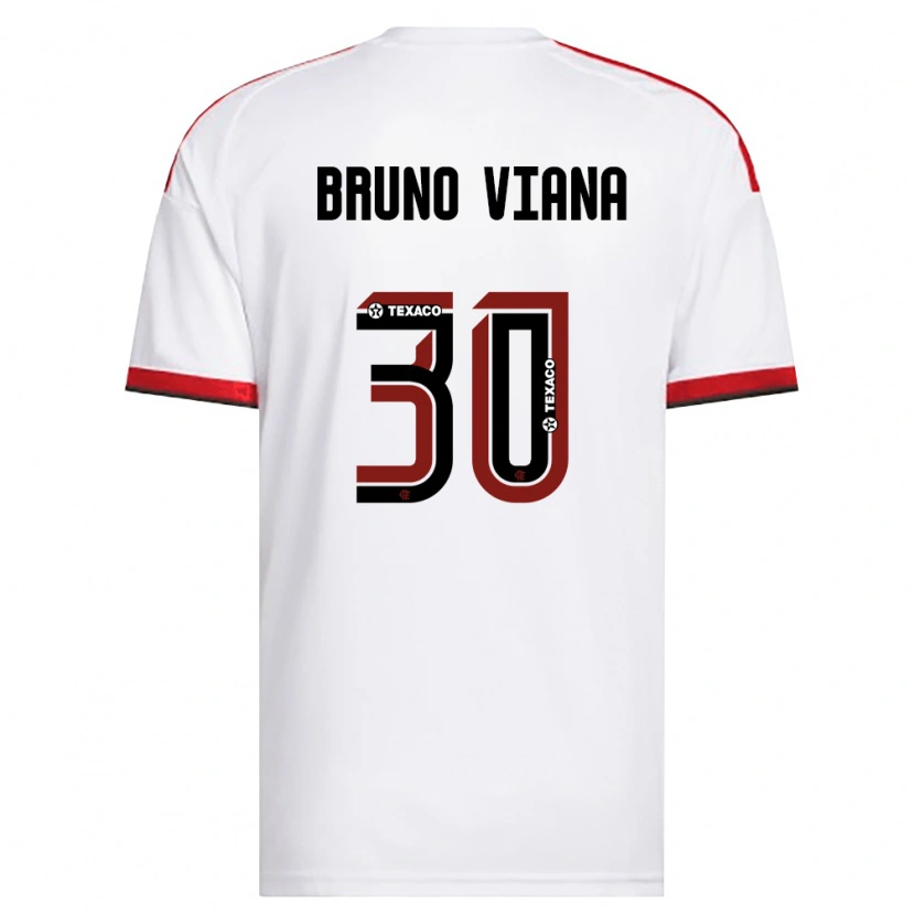 Danxen Herren Bruno Viana #30 Weiß Rot Schwarz Auswärtstrikot Trikot 2026/27 T-Shirt Schweiz