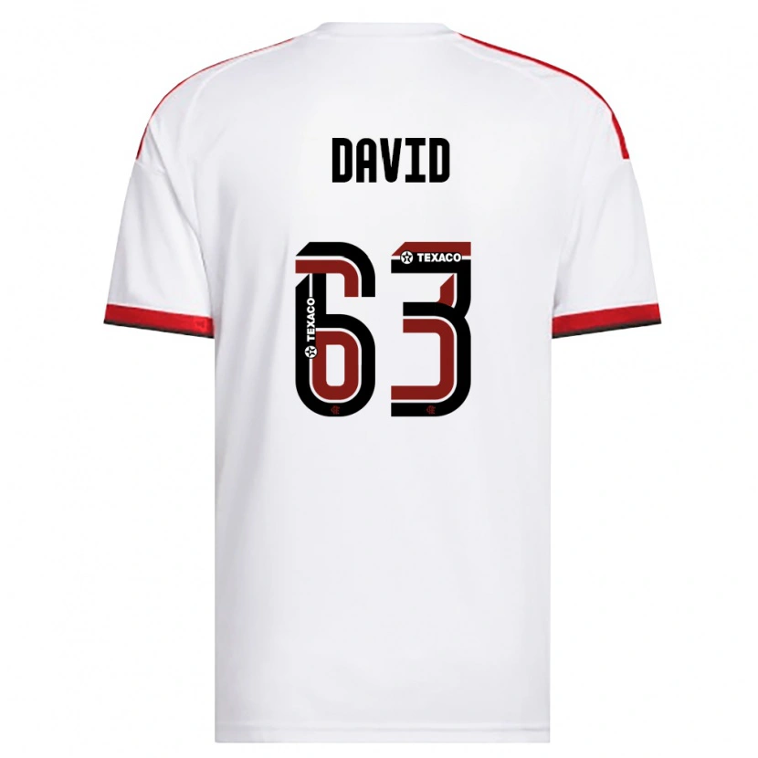 Danxen Herren David Viana De Oliveira #63 Weiß Rot Schwarz Auswärtstrikot Trikot 2026/27 T-Shirt Schweiz