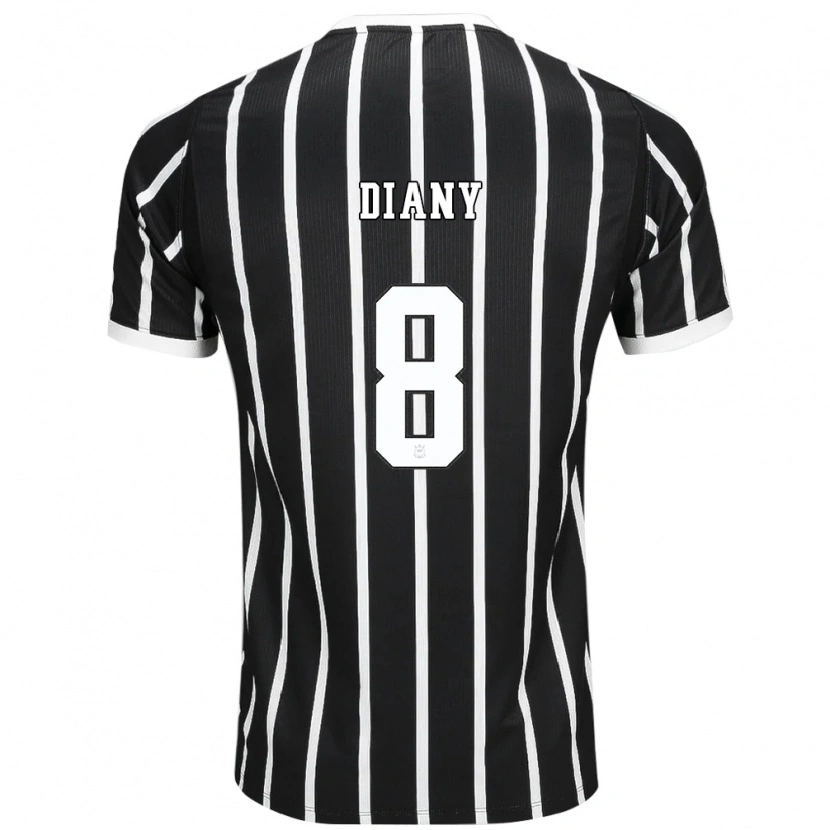 Danxen Herren Diany #8 Schwarz Weiß Rot Auswärtstrikot Trikot 2026/27 T-Shirt Schweiz