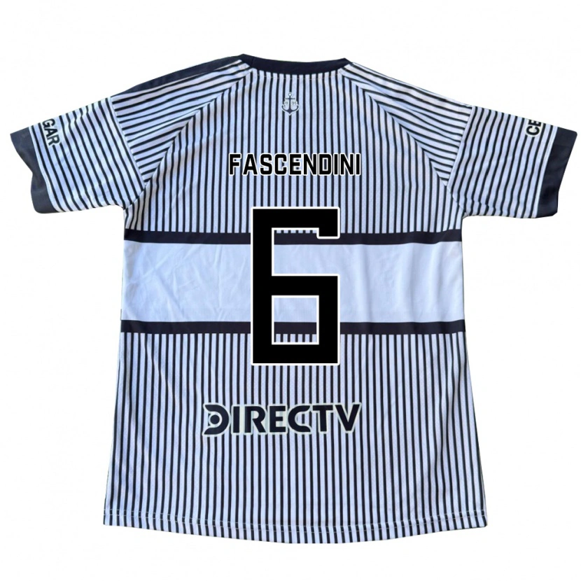 Danxen Herren Valentin Fascendini #6 Weiß Schwarz Gelb Auswärtstrikot Trikot 2026/27 T-Shirt Schweiz