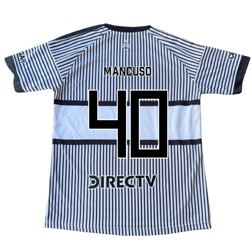Danxen Herren Eros Mancuso #40 Weiß Schwarz Gelb Auswärtstrikot Trikot 2026/27 T-Shirt Schweiz