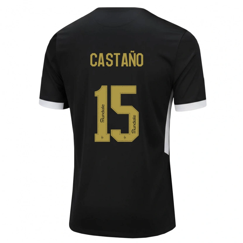 Danxen Herren Kevin Castaño #15 Schwarz Weiß Gelb Heimtrikot Trikot 2026/27 T-Shirt Schweiz