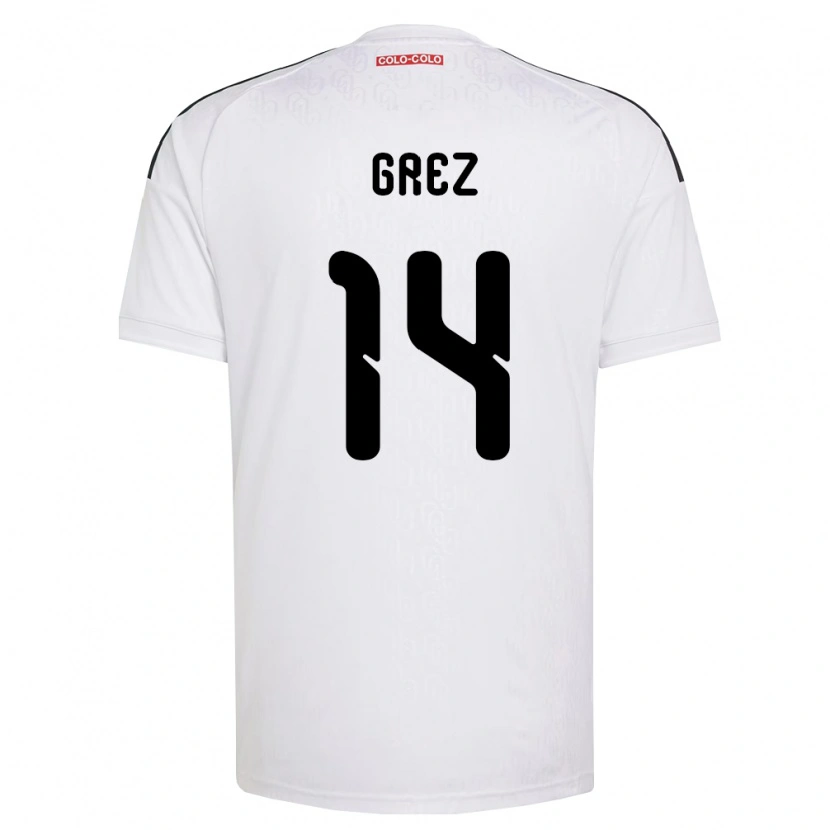 Danxen Damen Javiera Grez #14 Weiß Schwarz Heimtrikot Trikot 2026/27 T-Shirt Schweiz