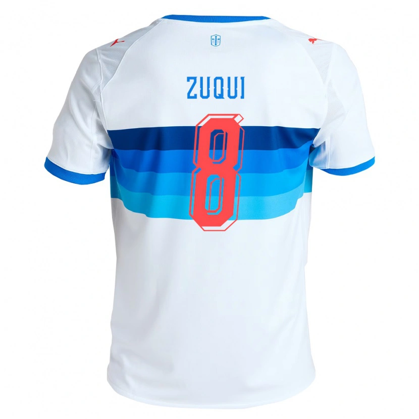 Danxen Damen Fernando Zuqui #8 Weiß Himmelblau Heimtrikot Trikot 2026/27 T-Shirt Schweiz