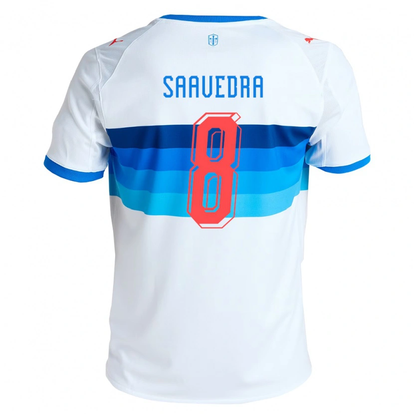 Danxen Damen Ignacio Saavedra #8 Weiß Himmelblau Heimtrikot Trikot 2026/27 T-Shirt Schweiz