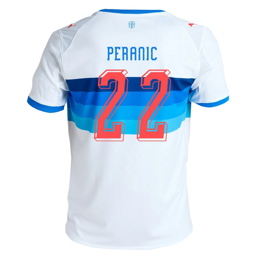 Danxen Damen Nicolás Peranic #22 Weiß Himmelblau Heimtrikot Trikot 2026/27 T-Shirt Schweiz
