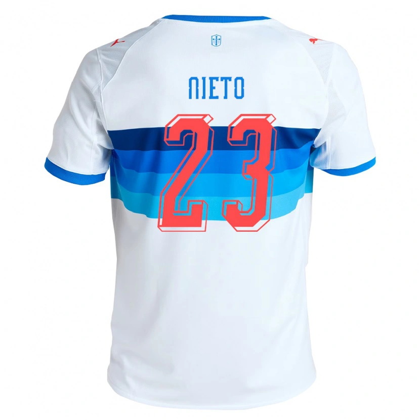 Danxen Damen Byron Nieto #23 Weiß Himmelblau Heimtrikot Trikot 2026/27 T-Shirt Schweiz