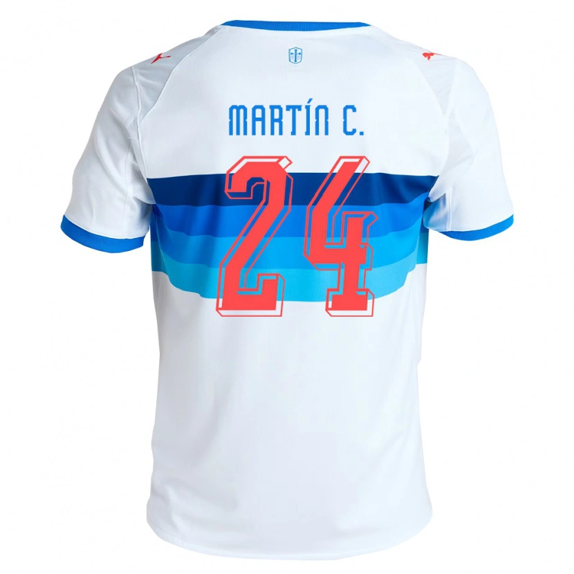 Danxen Damen Martín Contreras #24 Weiß Himmelblau Heimtrikot Trikot 2026/27 T-Shirt Schweiz