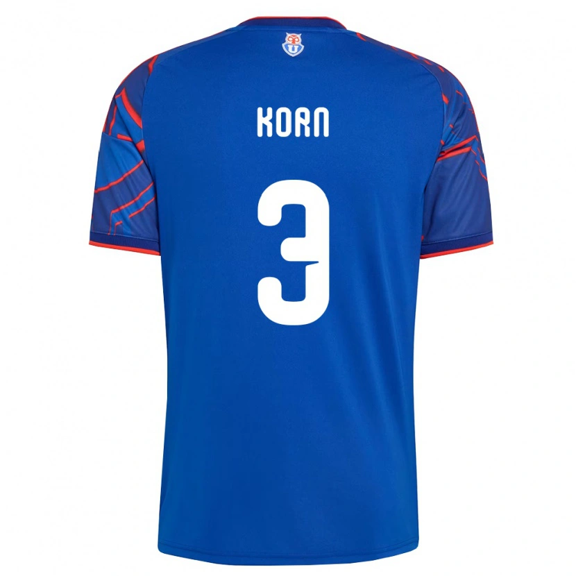 Danxen Damen Agustín Korn #3 Königsblau Rot Heimtrikot Trikot 2026/27 T-Shirt Schweiz